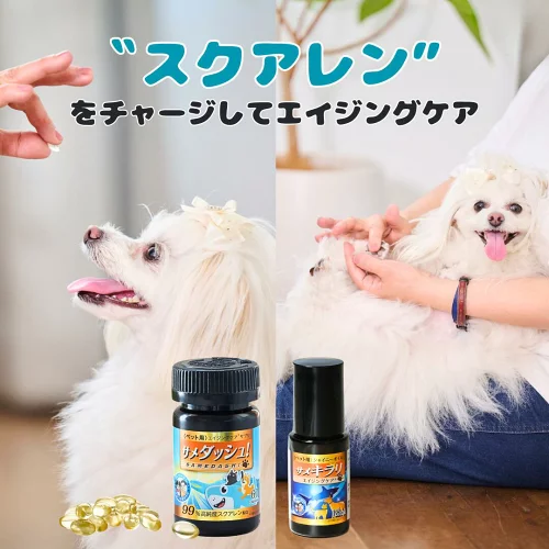 ペット用サプリメント【新発売】15%お得☆ サメダッシュ!&サメキラリセット - 画像 (2)